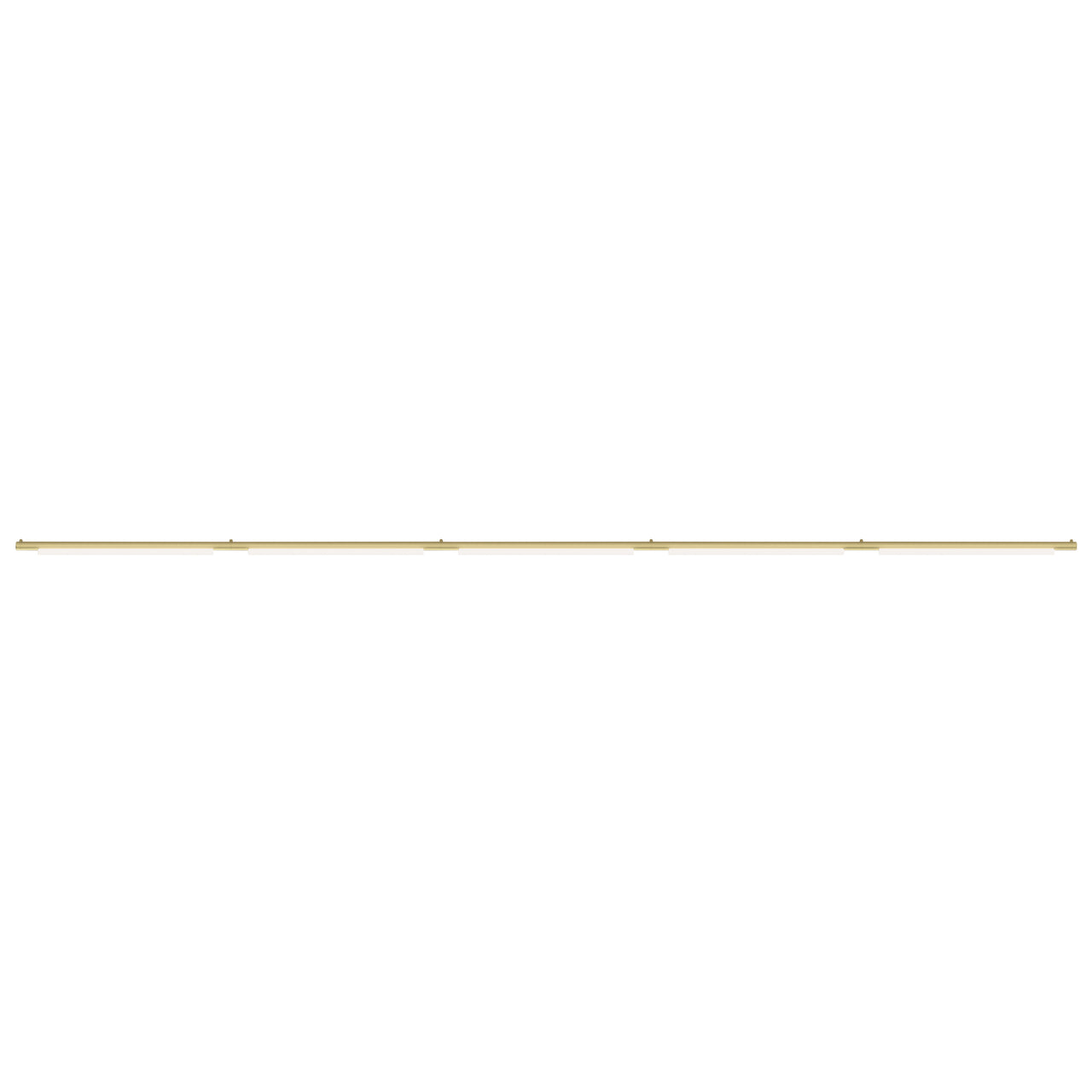 Pipeline 125.5 Ceiling/Wall Light: Brass + Brass