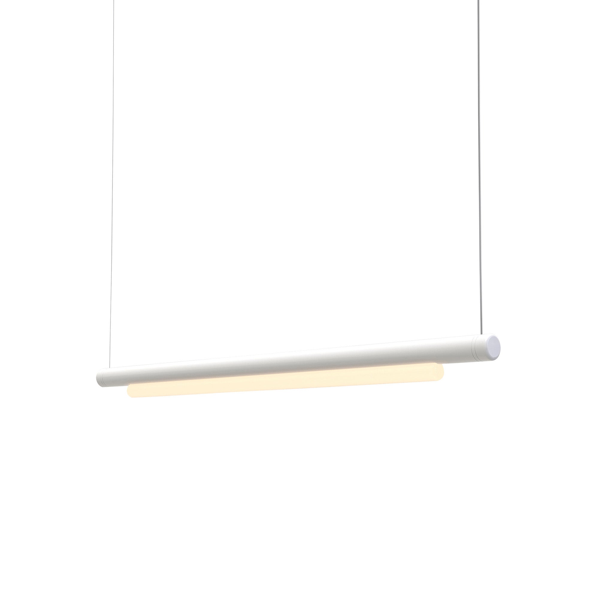 Pipeline 125 Pendant Light: White + White