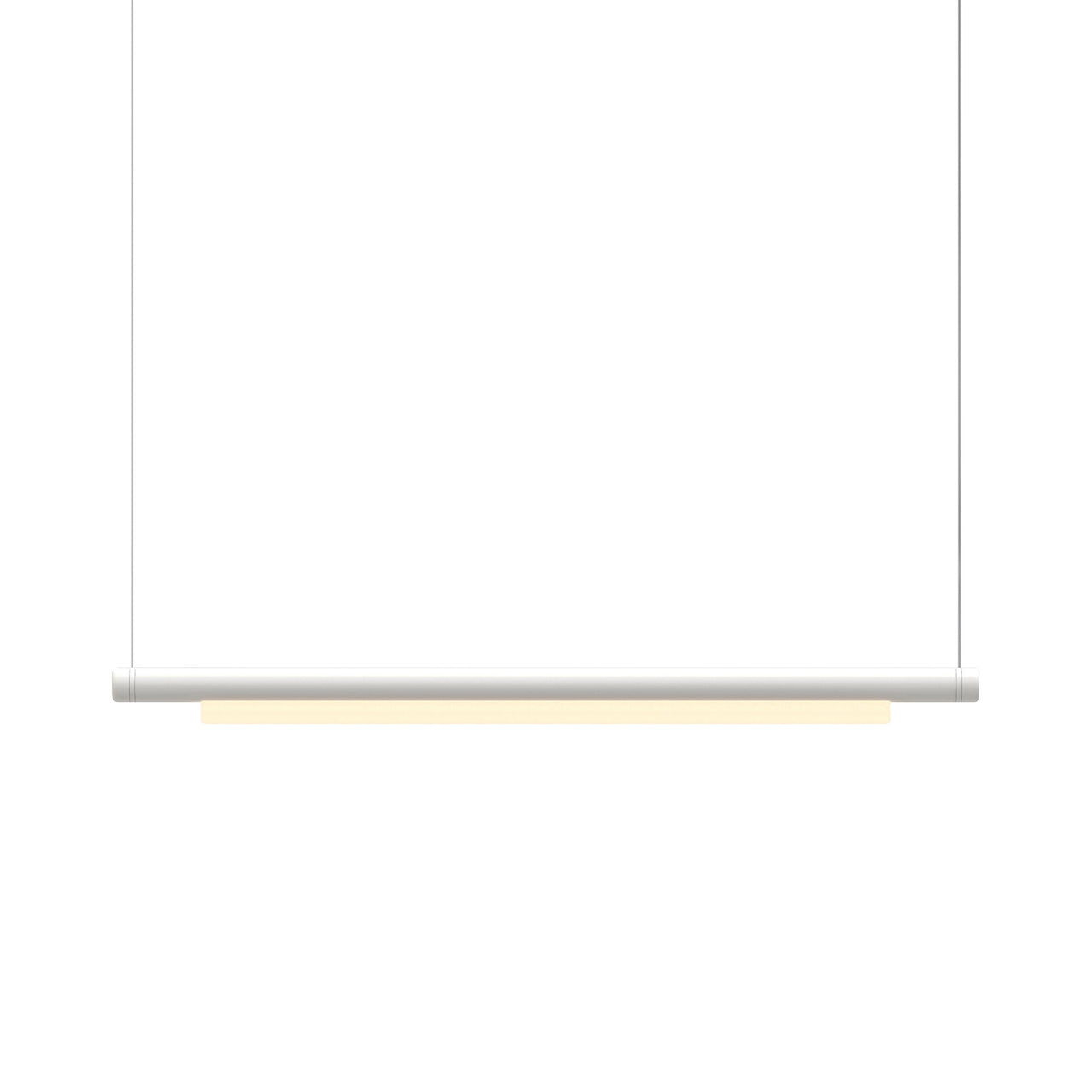 Pipeline 125 Pendant Light: White + White