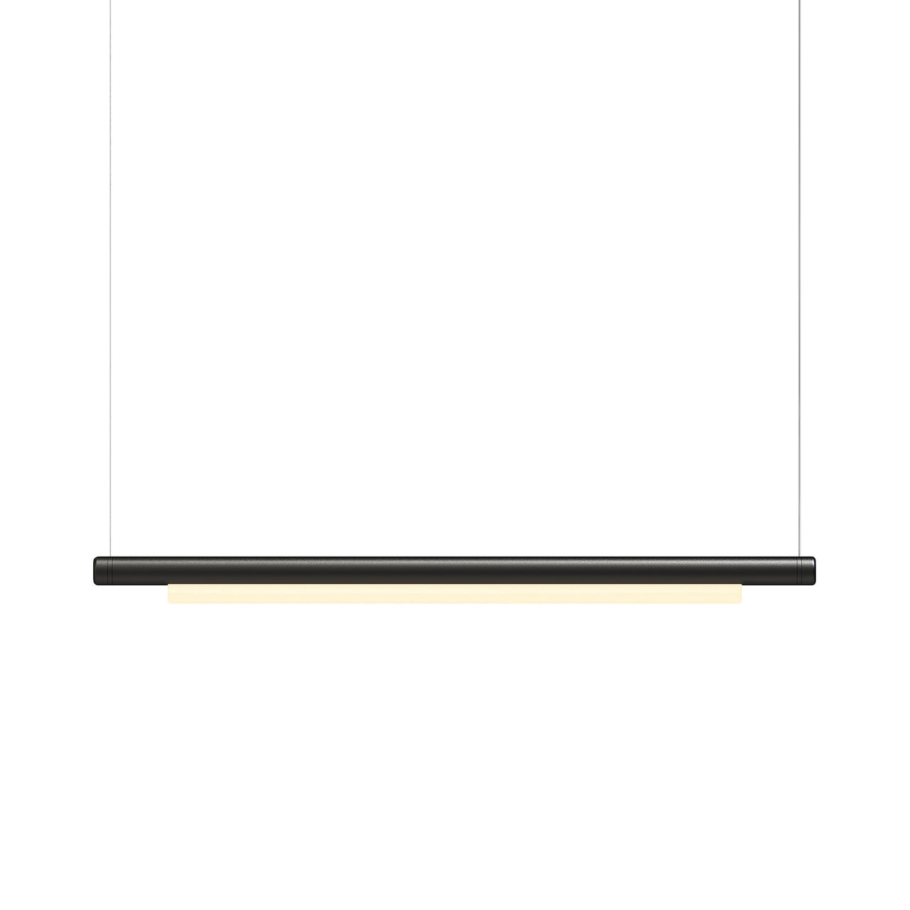 Pipeline 125 Pendant Light: Black + Black
