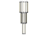 Pipeline 12 Chandelier: Black
