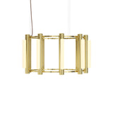 Pipeline 2 Chandelier: Brass