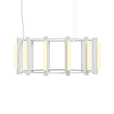 Pipeline 3 Chandelier: White