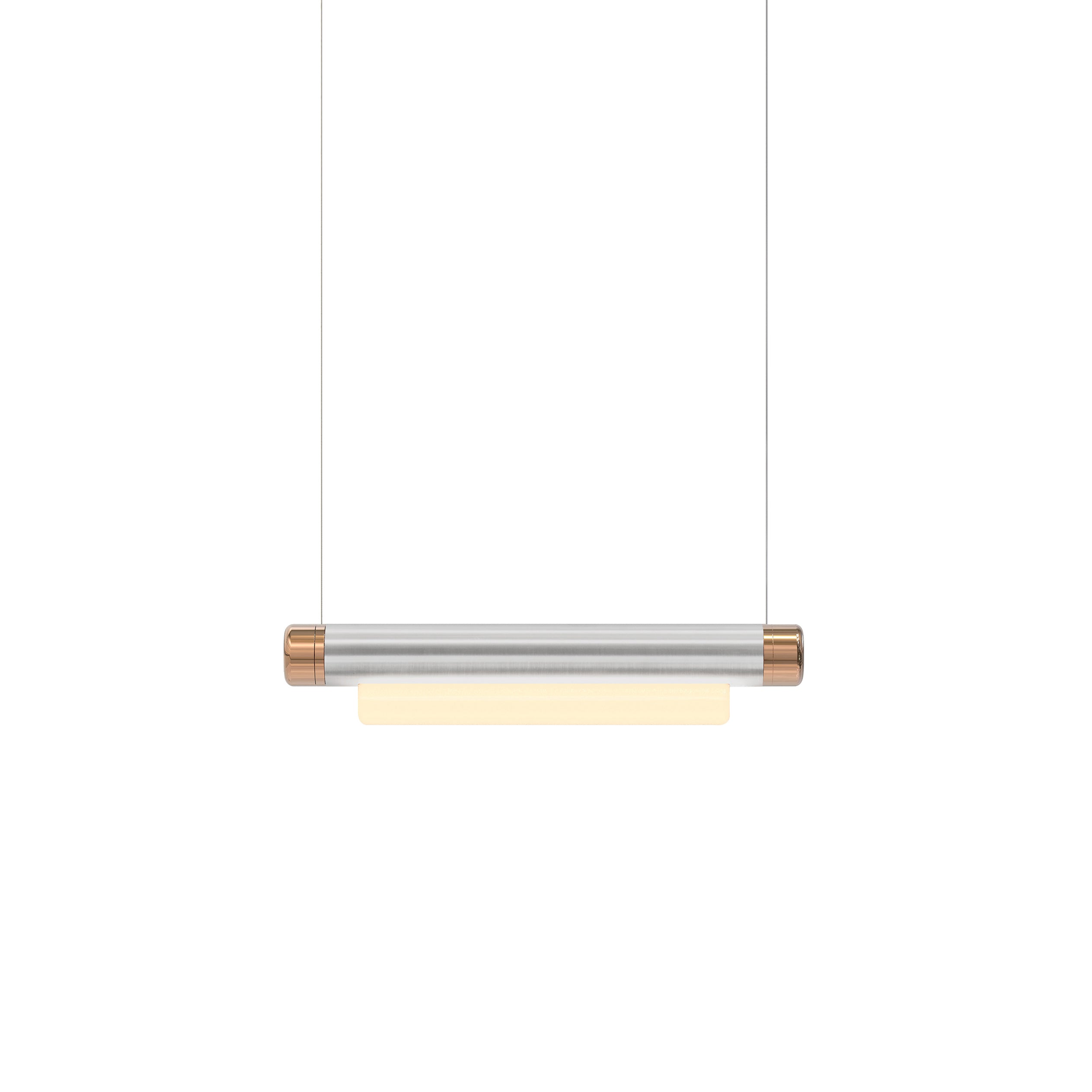 Pipeline 40 Pendant Light: Raw + Copper