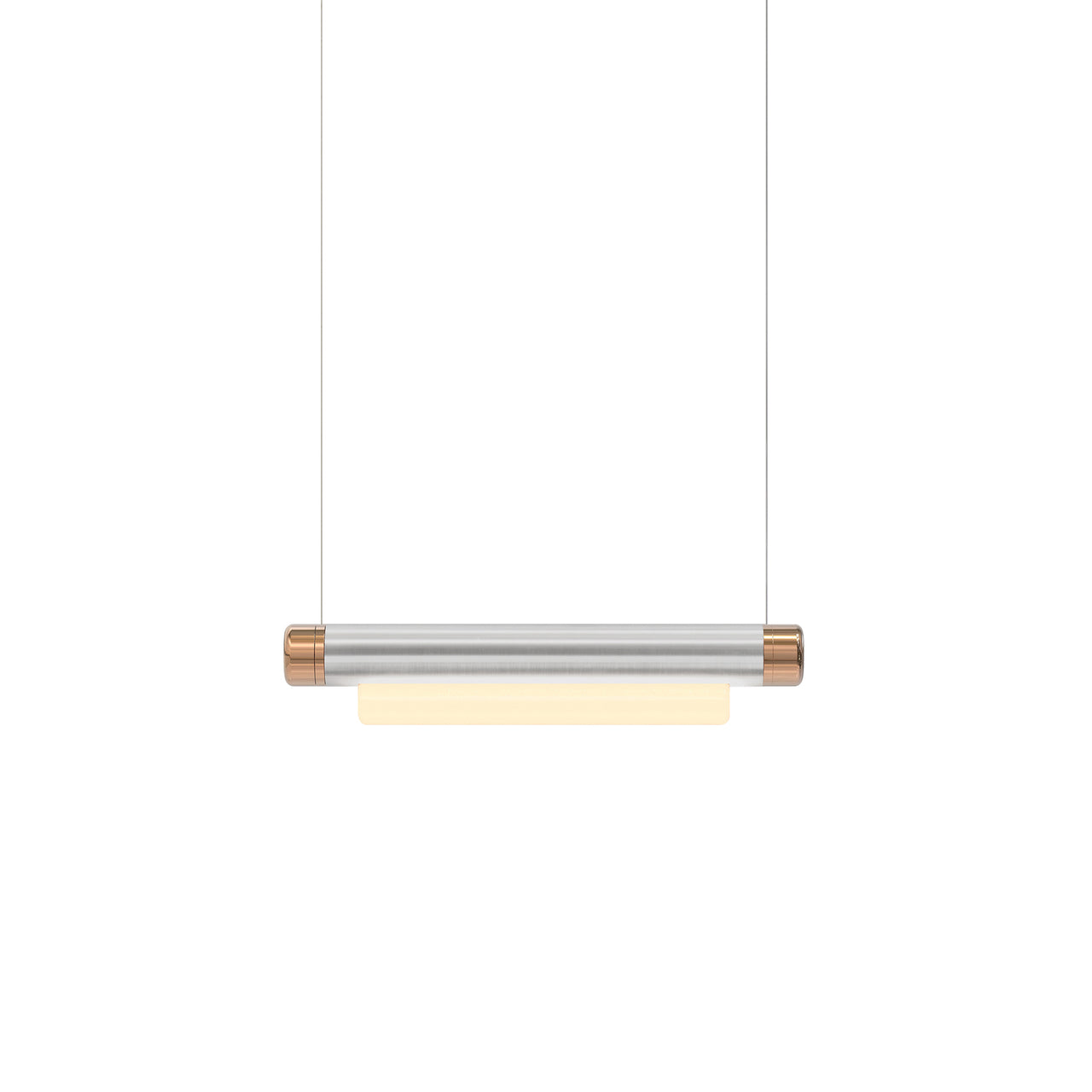 Pipeline 40 Pendant Light: Raw + Copper