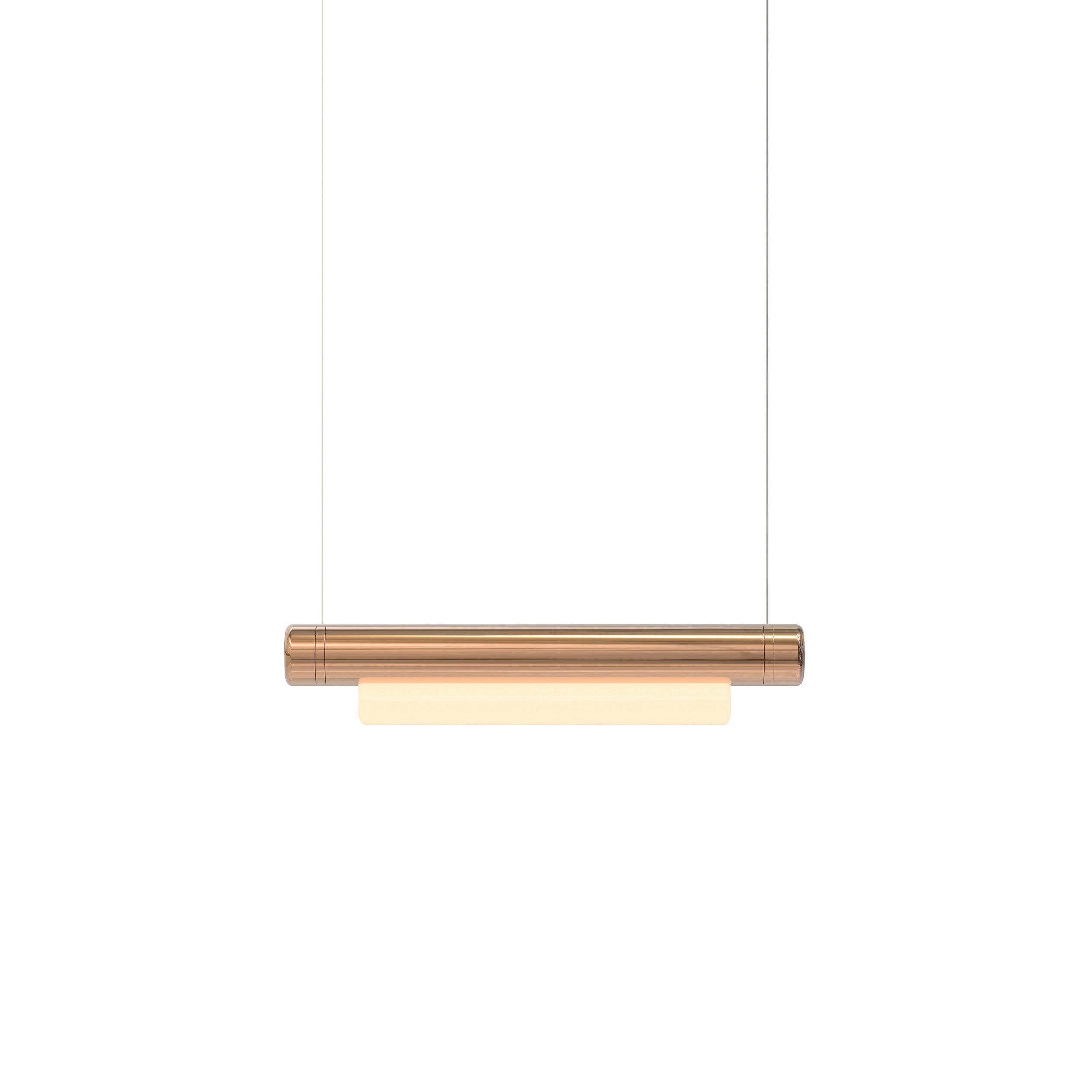 Pipeline 40 Pendant Light: Copper + Copper