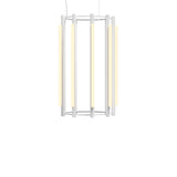 Pipeline 5 Chandelier: White