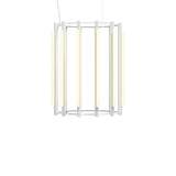 Pipeline 6 Chandelier: White