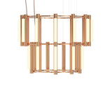 Pipeline 8 Chandelier: Copper