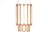 Pipeline 9 Chandelier: Copper
