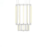 Pipeline 9 Chandelier: White
