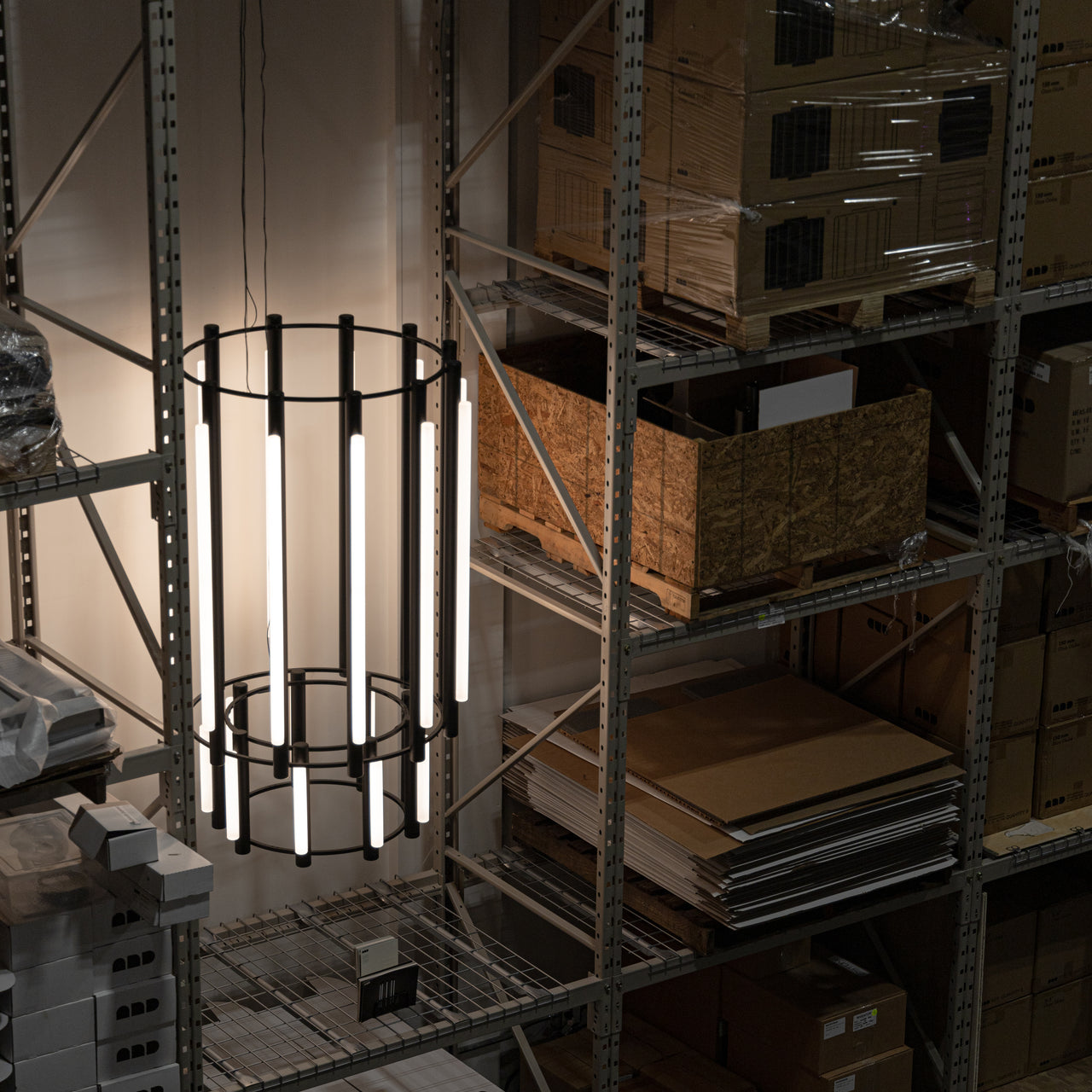 Pipeline 9 Chandelier: LS