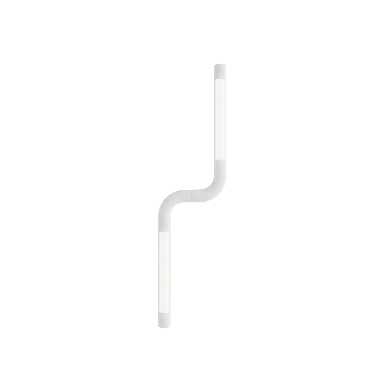 Pipeline CM1 Ceiling/Wall Light: White + White