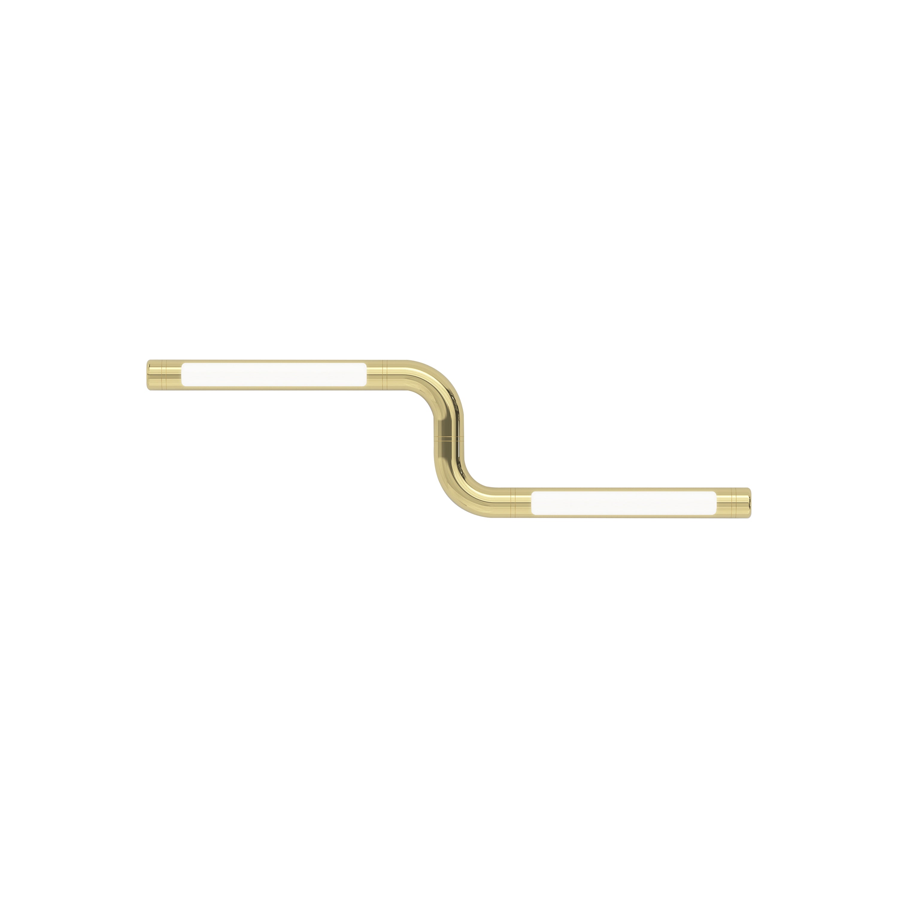 Pipeline CM1 Ceiling/Wall Light: Brass + Brass