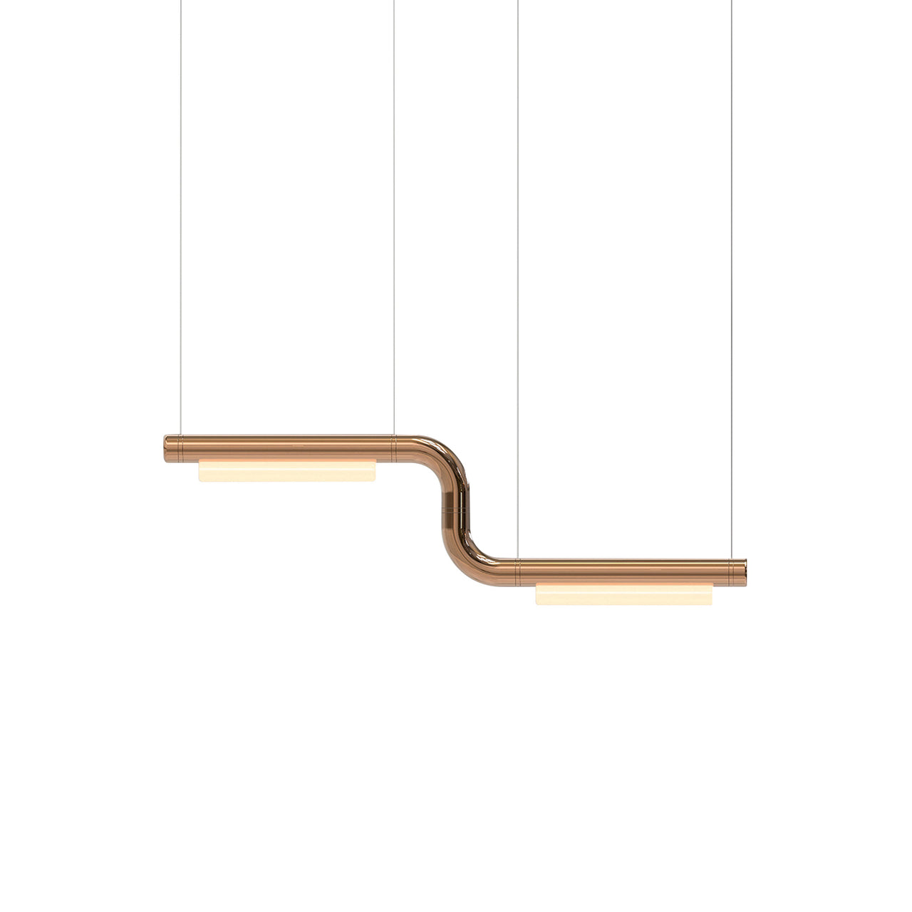 Pipeline CM1 Pendant Light: Copper + Copper