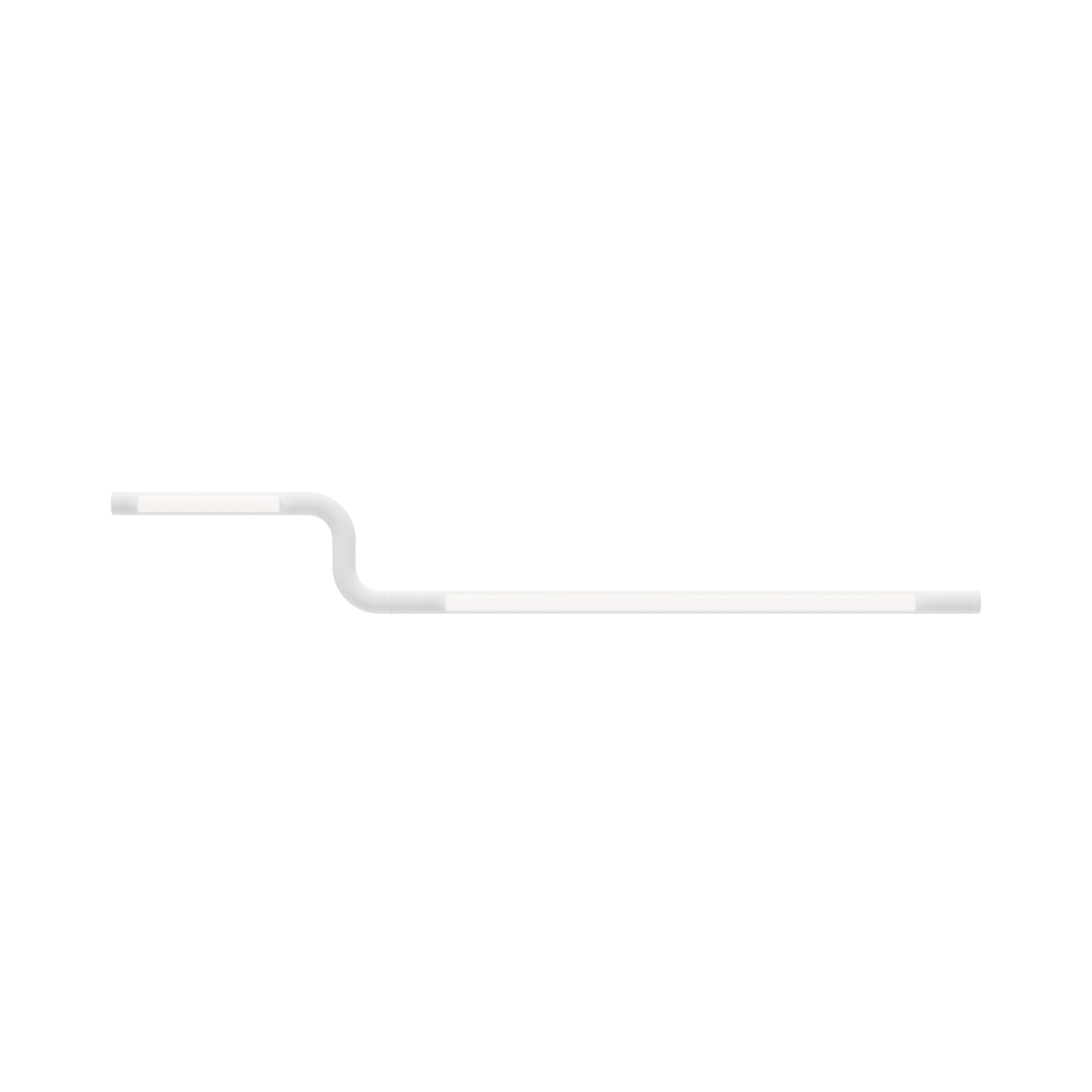 Pipeline CM2 Ceiling/Wall Light: White + White