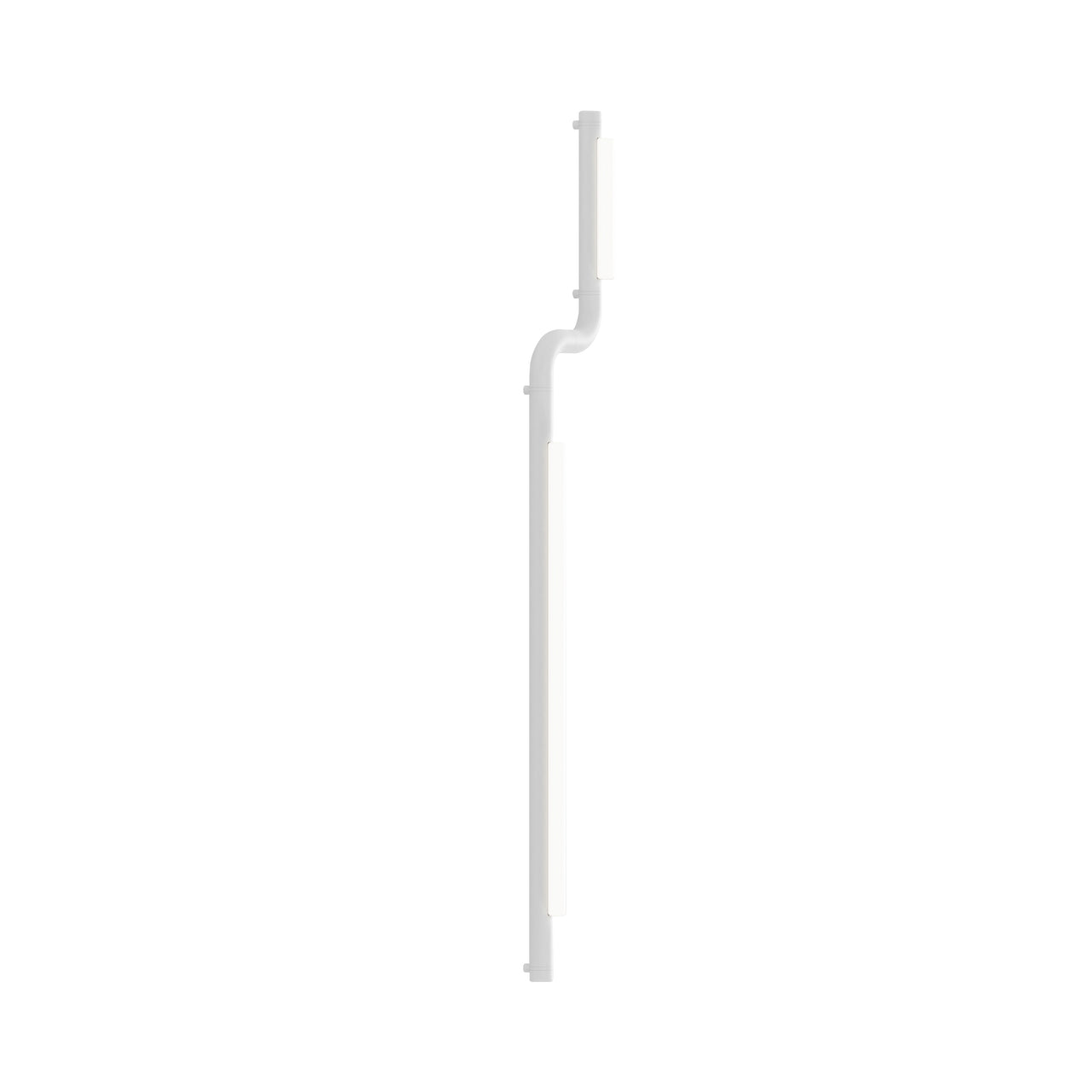 Pipeline CM2 Ceiling/Wall Light: White + White