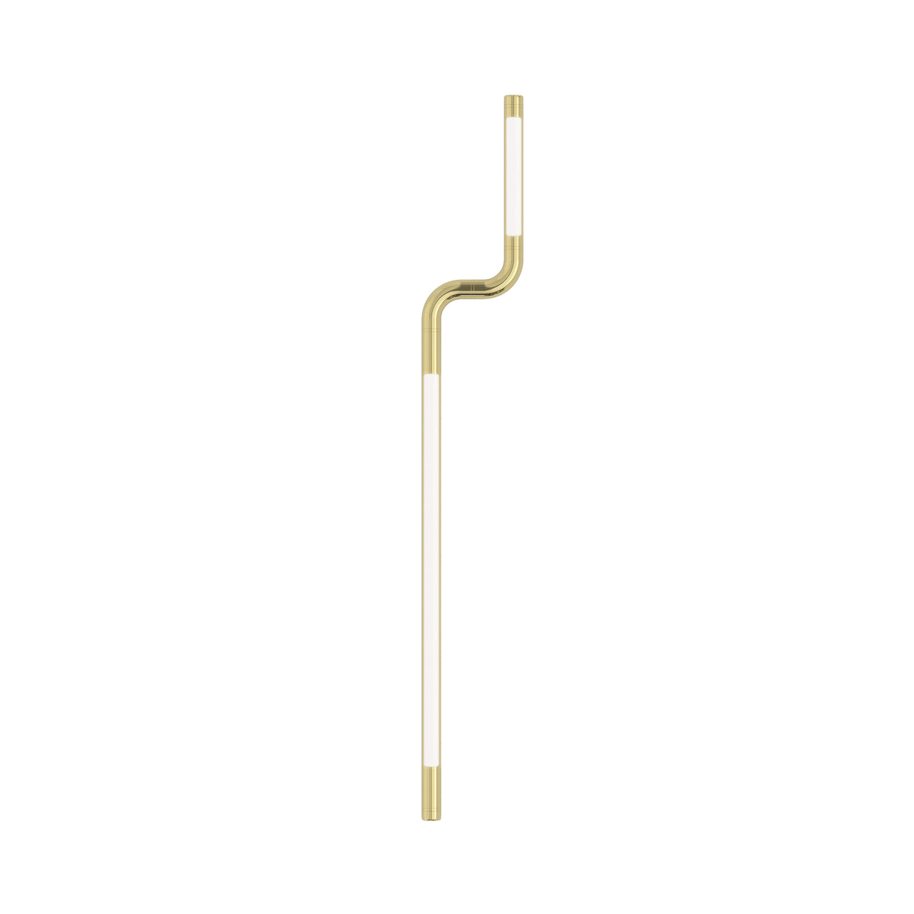 Pipeline CM2 Ceiling/Wall Light: Brass + Brass