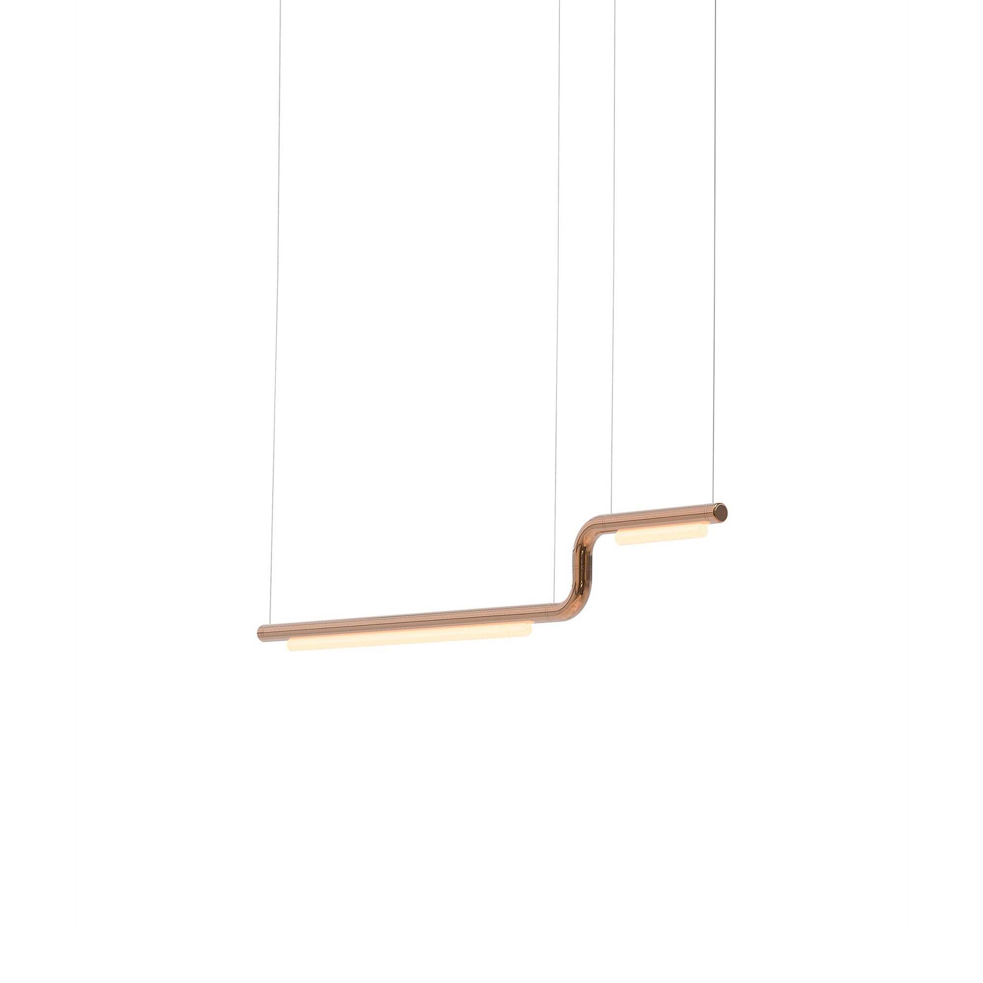 Pipeline CM2 Pendant Light: Copper + Copper