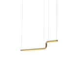 Pipeline CM2 Pendant Light: Brass + Brass