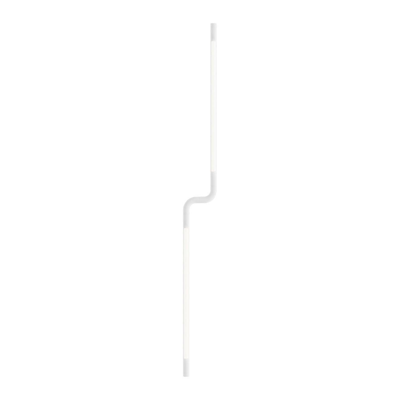 Pipeline CM3 Ceiling/Wall Light: White + White