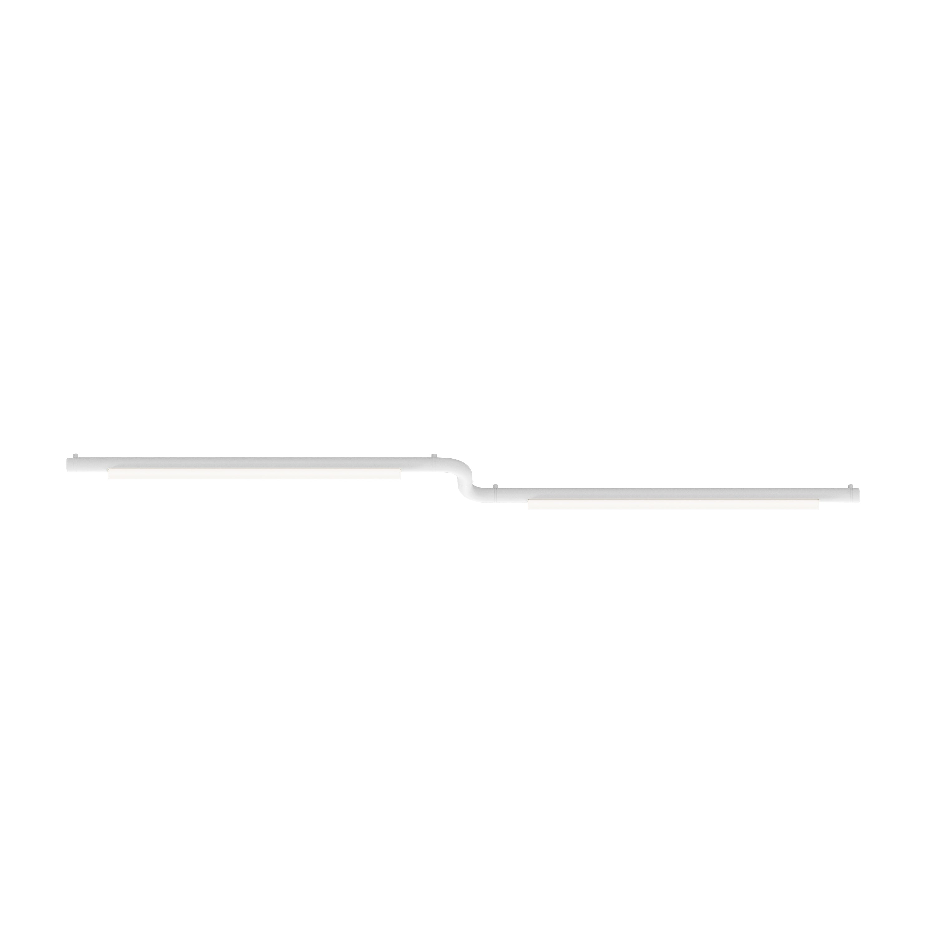 Pipeline CM3 Ceiling/Wall Light: White + White
