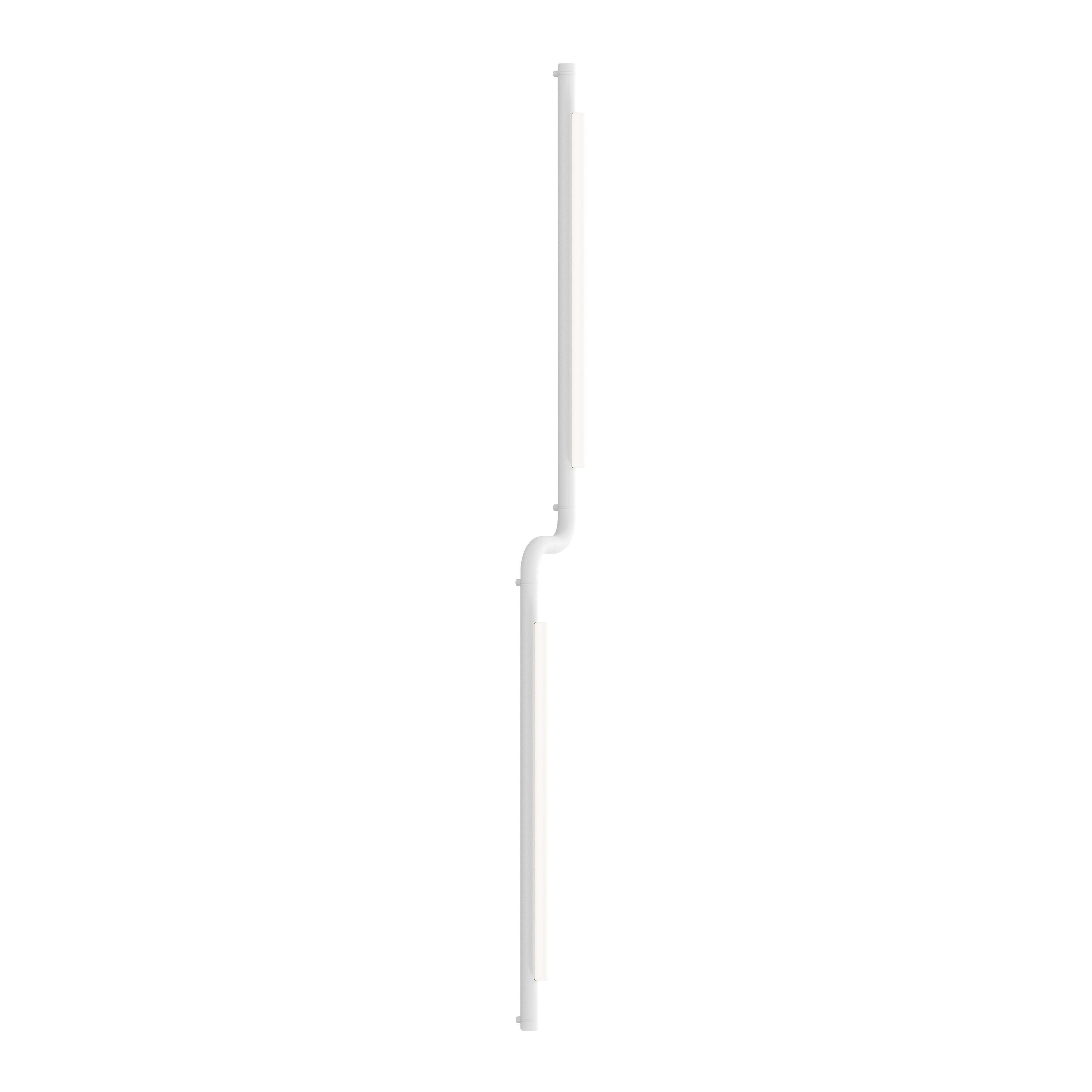 Pipeline CM3 Ceiling/Wall Light: White + White