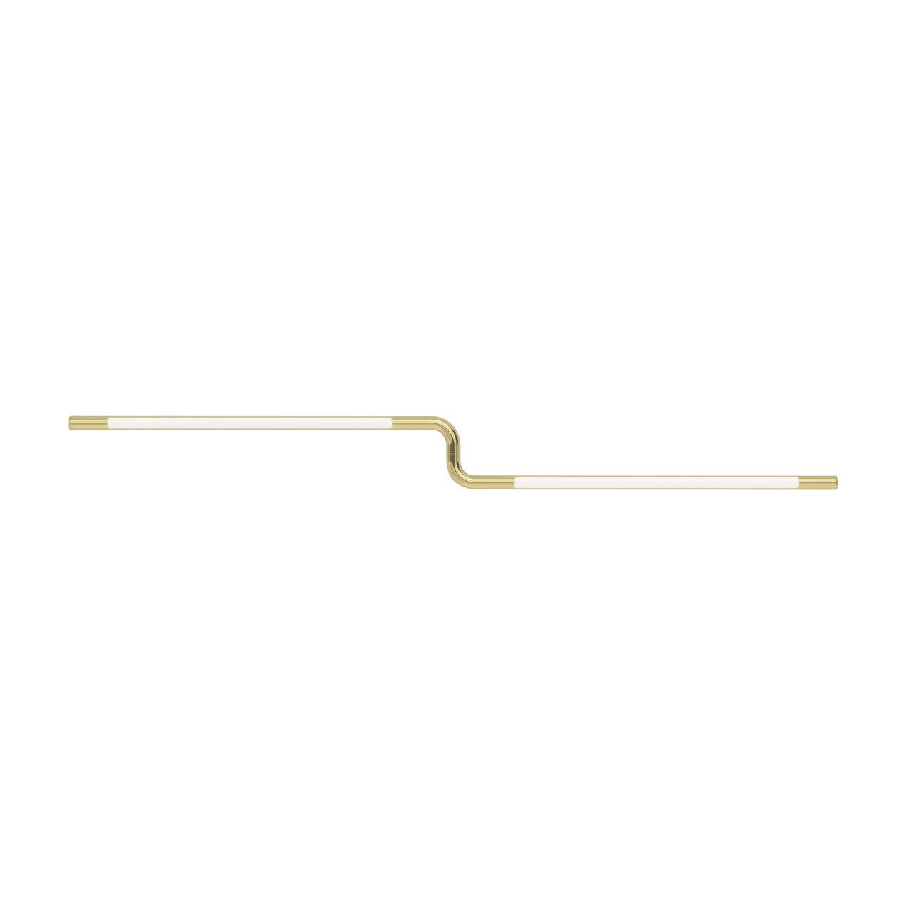 Pipeline CM3 Ceiling/Wall Light: Brass + Brass