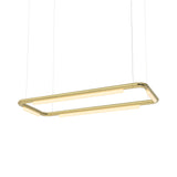 Pipeline CM4 Pendant Light: Brass + Brass