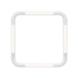 Pipeline CM5 Ceiling/Wall Light: White + White