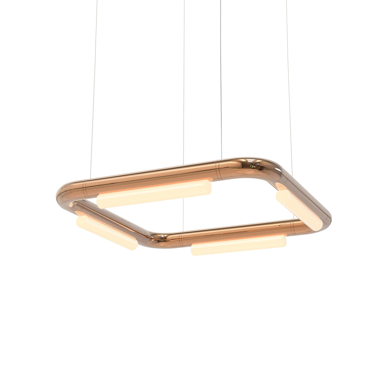 Pipeline CM5 Pendant Light: Copper + Copper