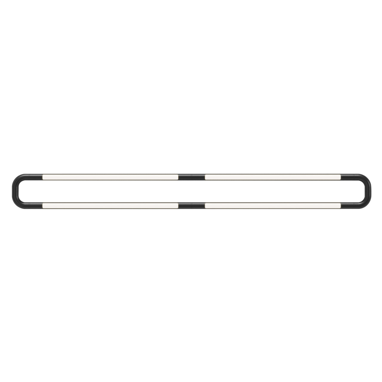 Pipeline CM7 Ceiling/Wall Light: Black + Black