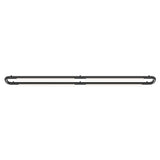 Pipeline CM7 Ceiling/Wall Light: Black + Black