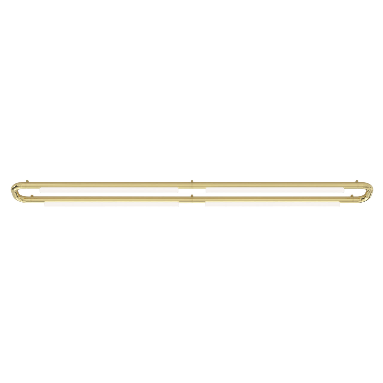 Pipeline CM7 Ceiling/Wall Light: Brass + Brass