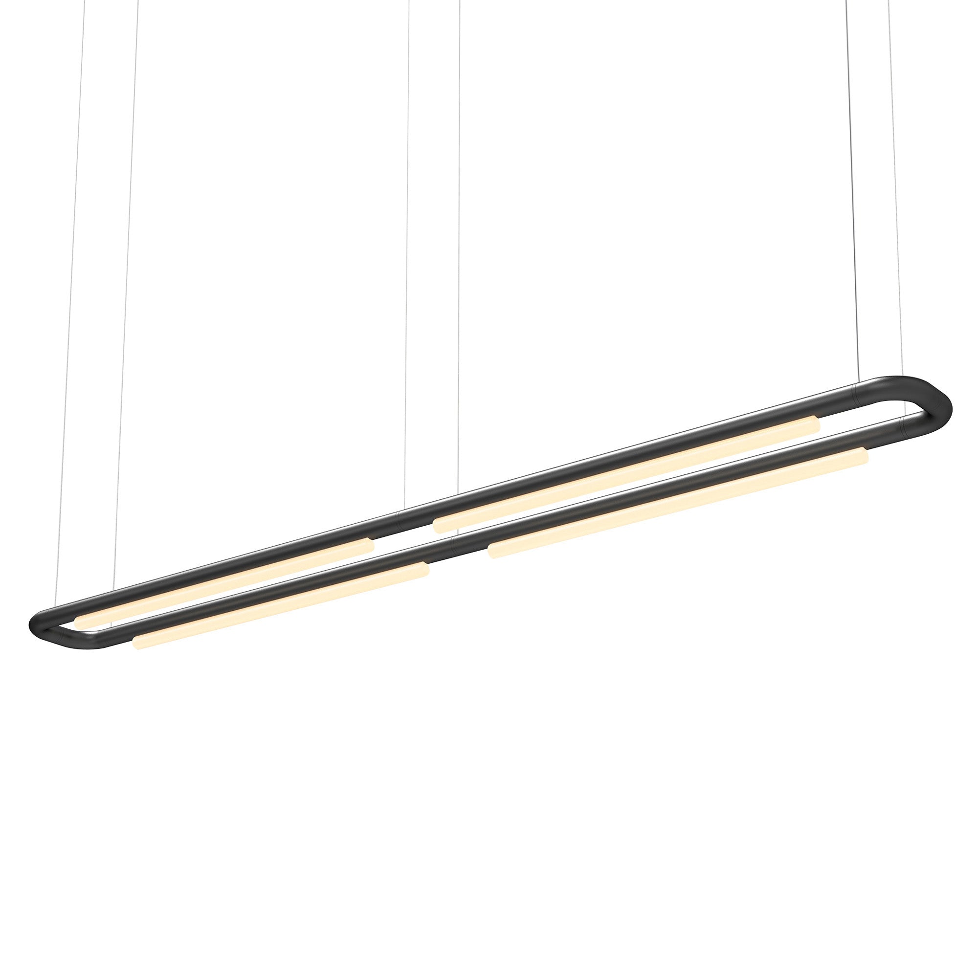 Pipeline CM7 Pendant Light: Black + Black