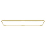 Pipeline CM8 Ceiling/Wall Light: Brass + Brass