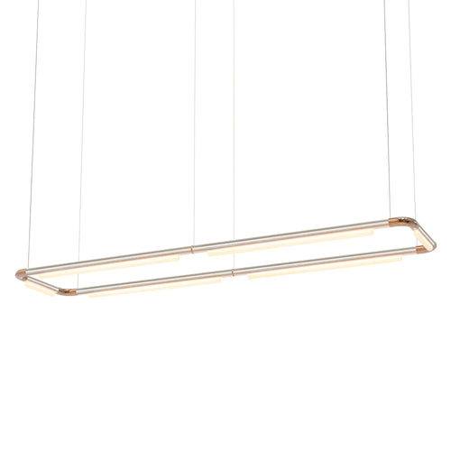 Pipeline CM8 Pendant Light: Raw + Copper