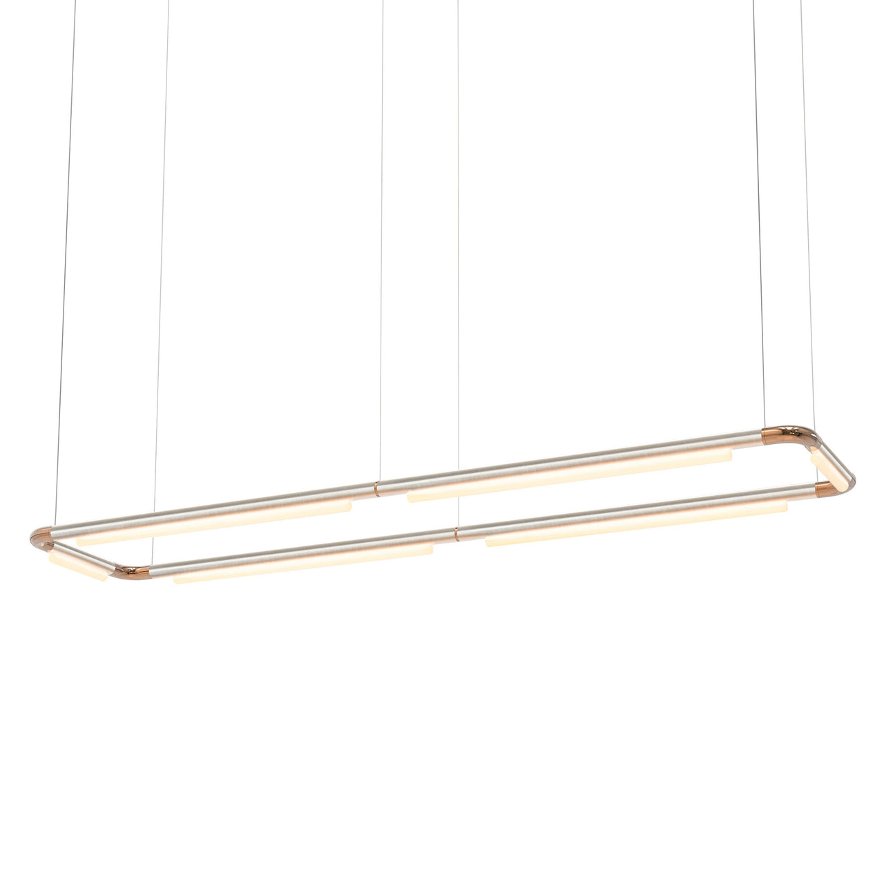 Pipeline CM8 Pendant Light: Raw + Copper