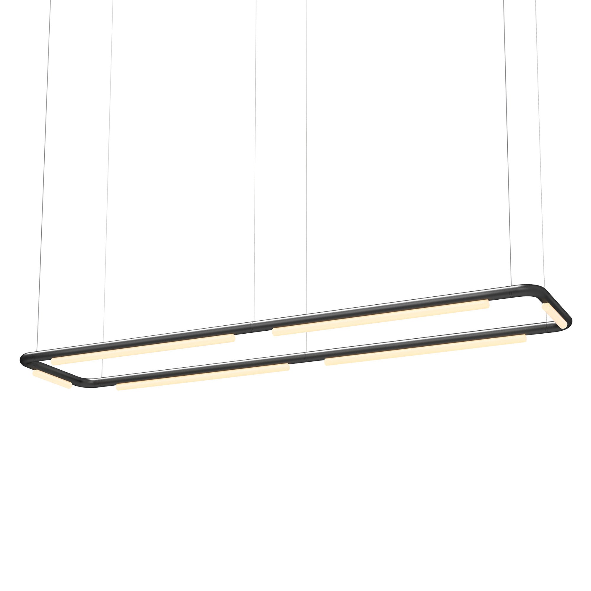 Pipeline CM8 Pendant Light: Black + Black