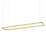 Pipeline CM8 Pendant Light: Brass + Brass