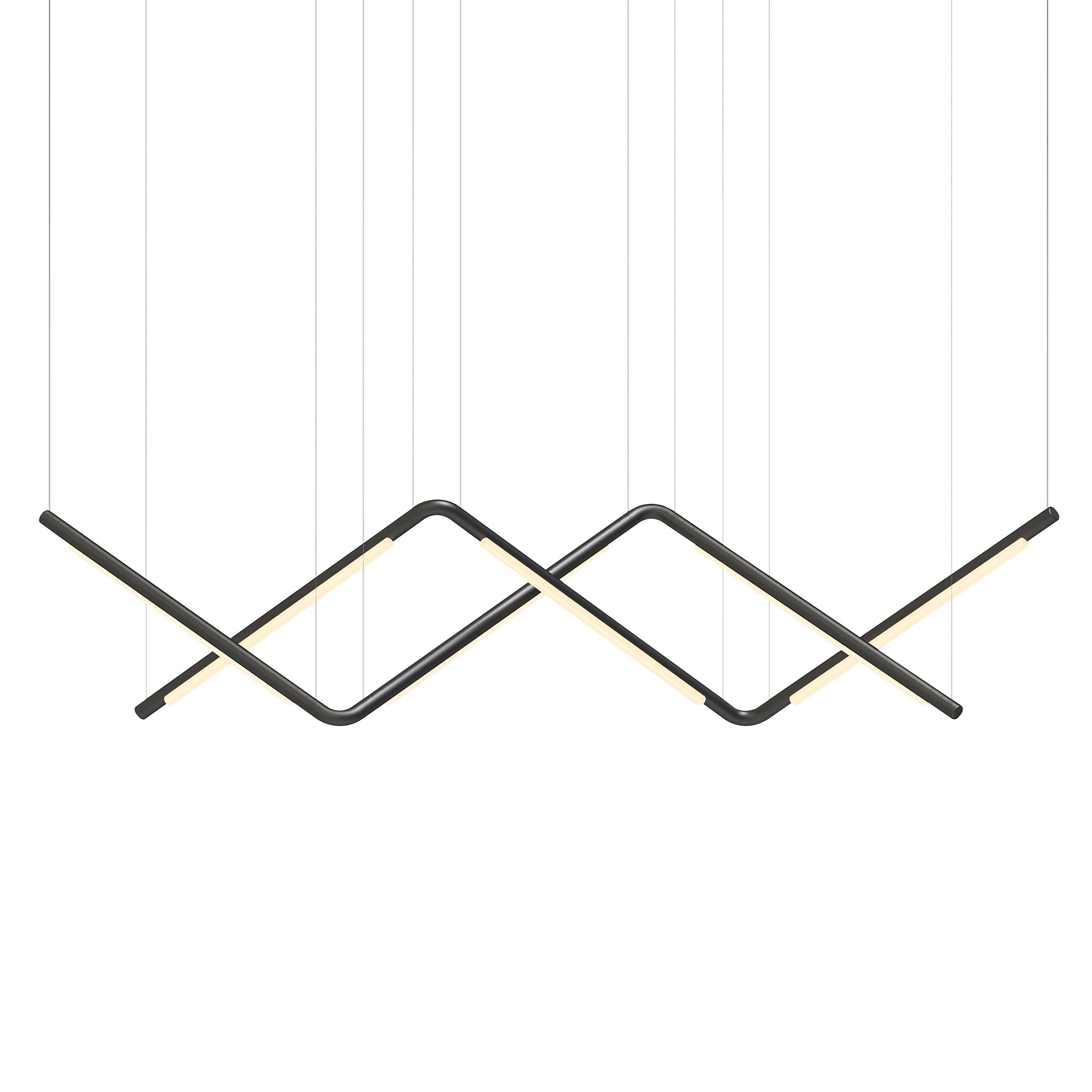 Pipeline CM9 Pendant Light: Black + Black