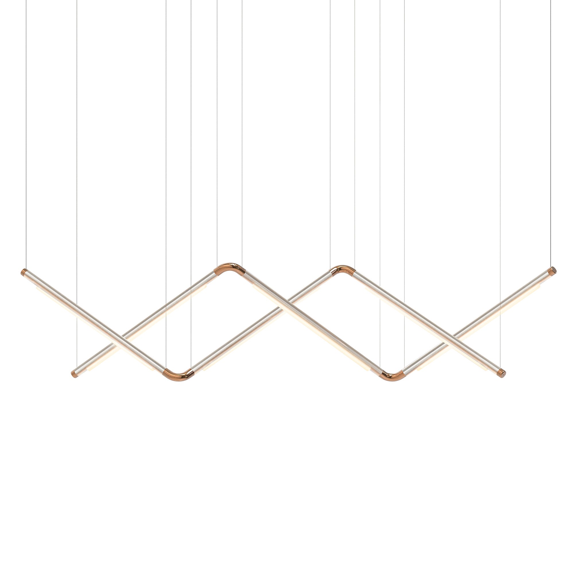 Pipeline CM9 Pendant Light: Raw + Copper