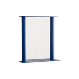 Pipeline Wall Mirror: Blue