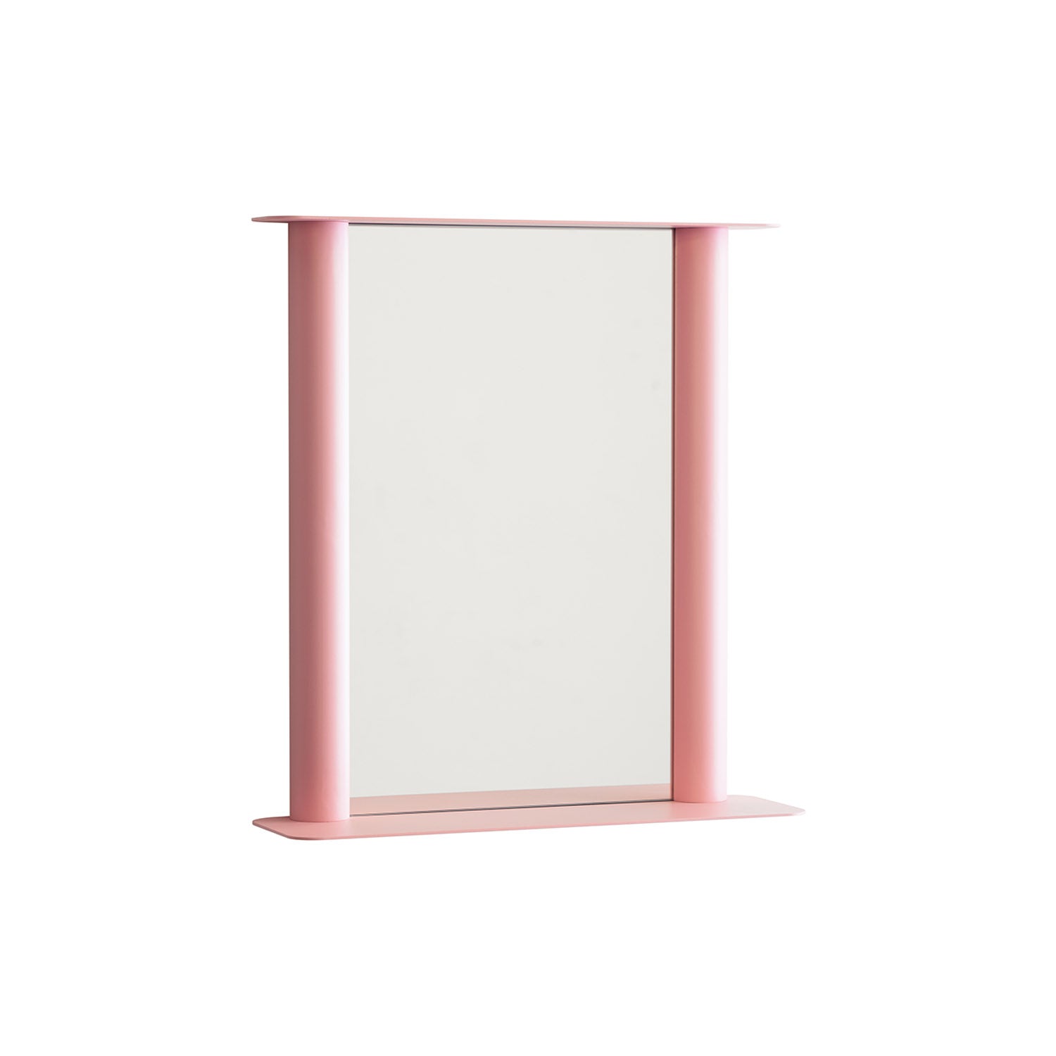 Pipeline Wall Mirror: Pink