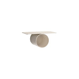Pipeline Solo Wall Shelf: Pearl White
