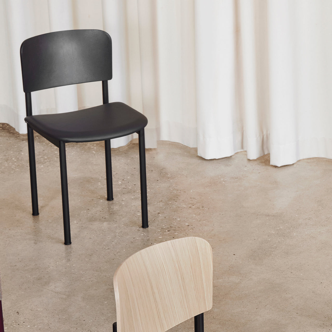 Plan Chair: Seat Upholstered