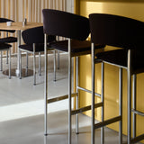 Plan Bar + Counter Stool with Armrest: Fully Upholstered + LS