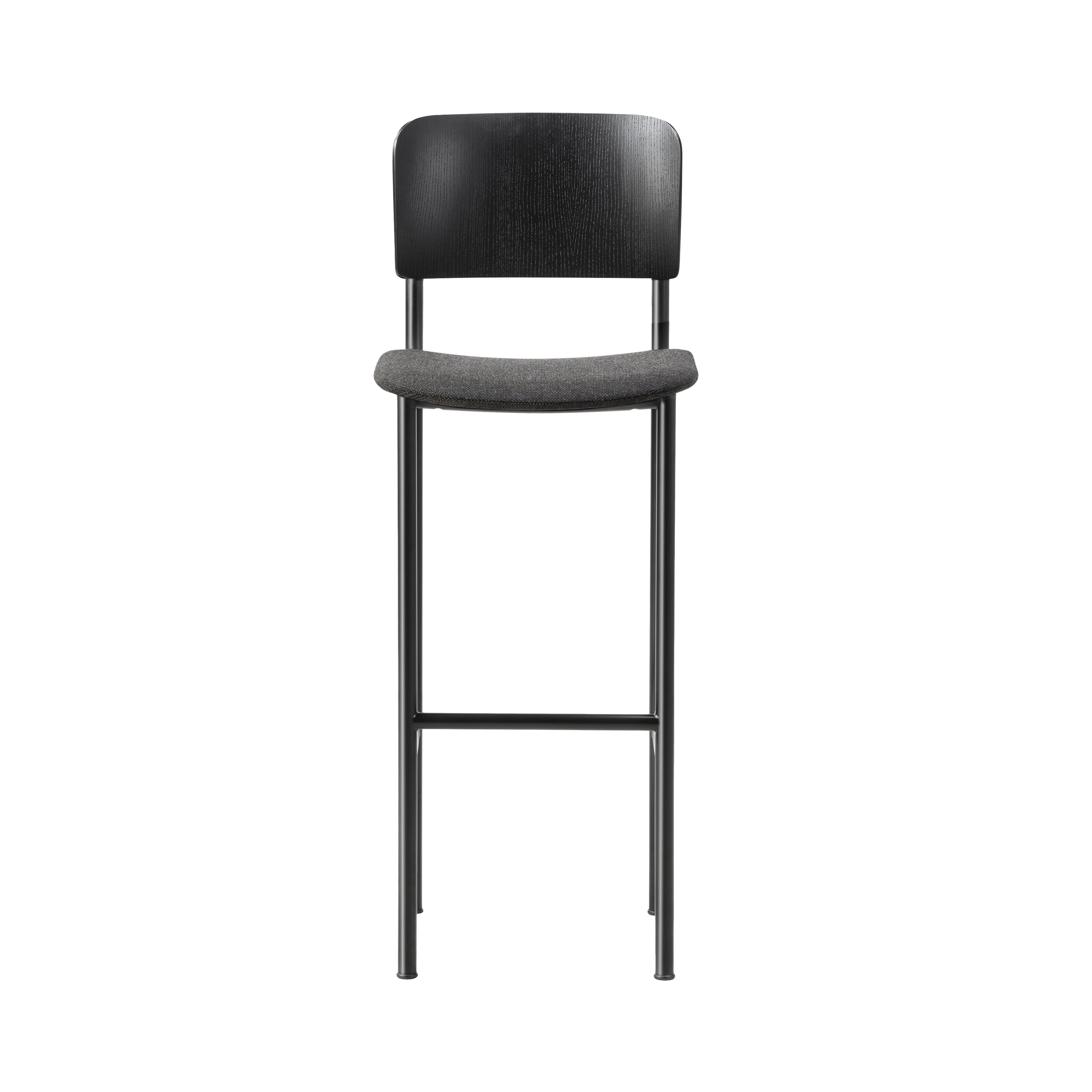 Plan Bar Stool: Seat Upholstered