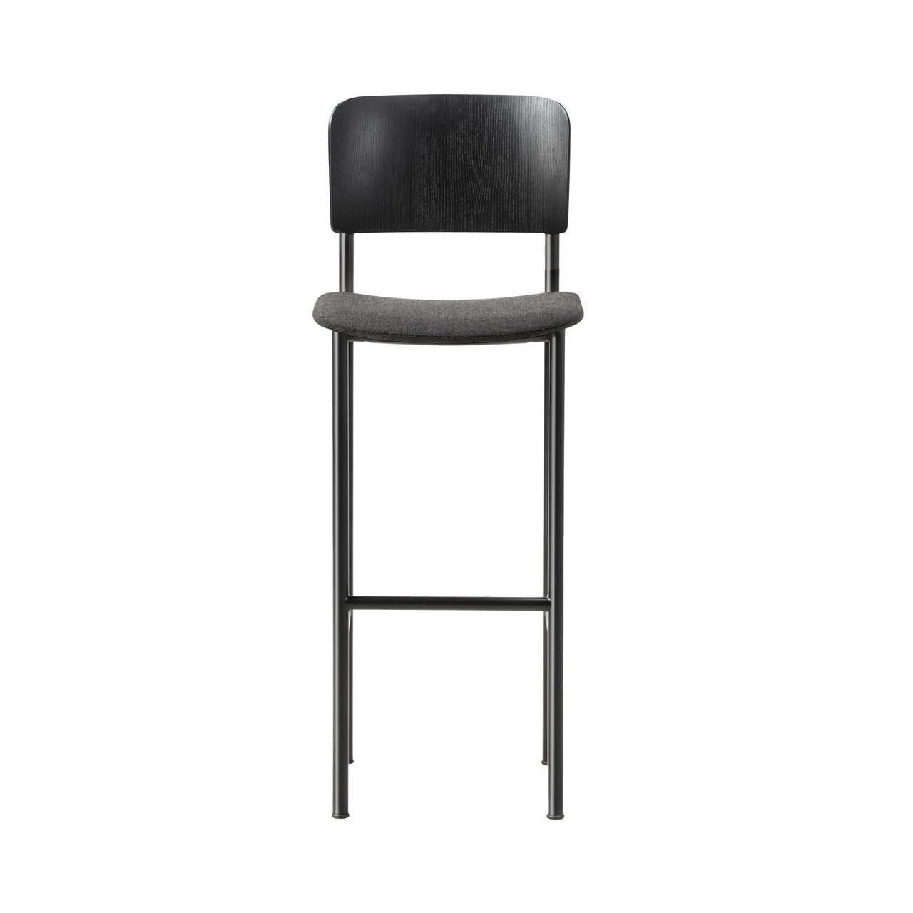 Plan Bar Stool: Seat Upholstered