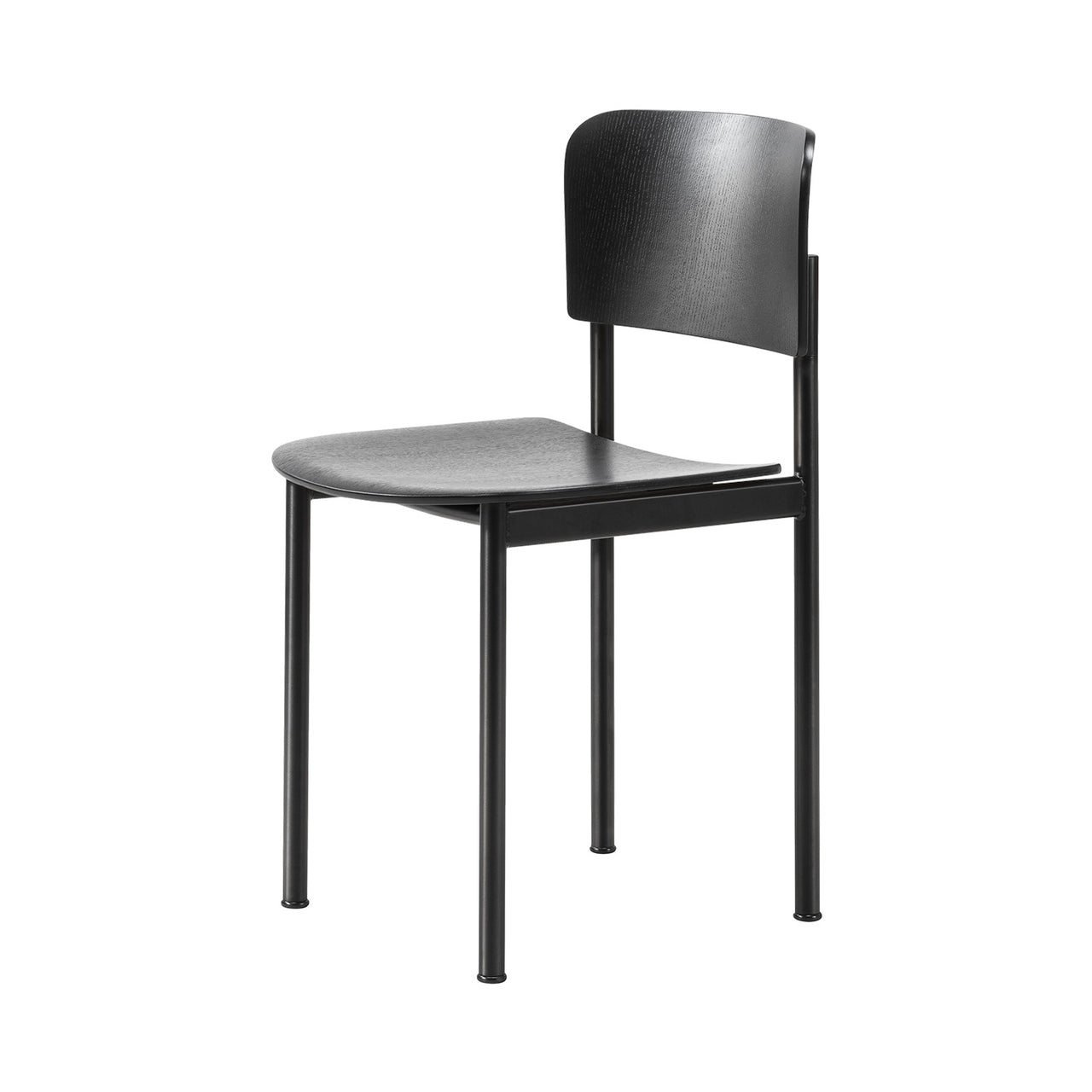 Plan Chair: Black Lacquered Ash